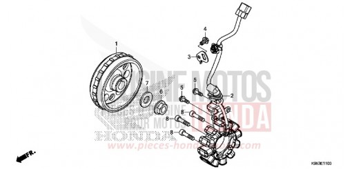 GENERATRICE CRF250RJ de 2018